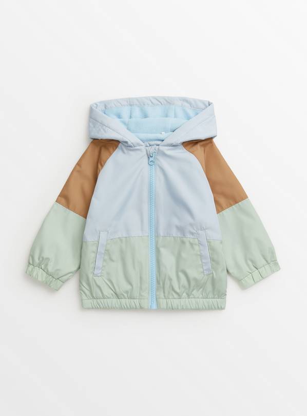 Blue Colour Block Mac 9-12 months